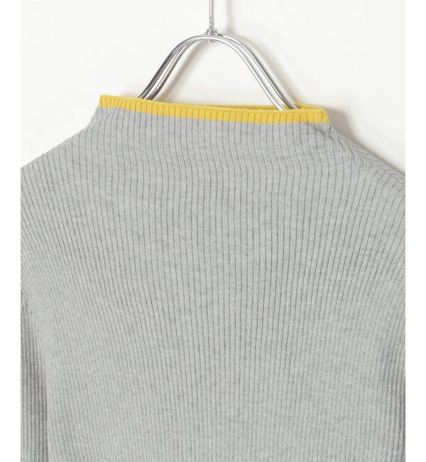 VENCE share style「配色スリット袖ハイネックニット」|タンクトップ|
