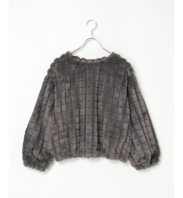 VENCE share style「フェイクファーポップコーンプルオーバー」|その他|