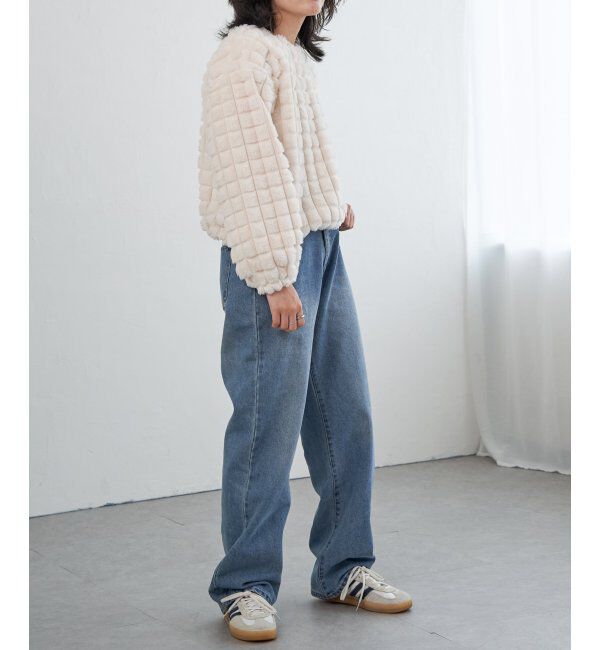 VENCE share style「フェイクファーポップコーンプルオーバー」|その他|