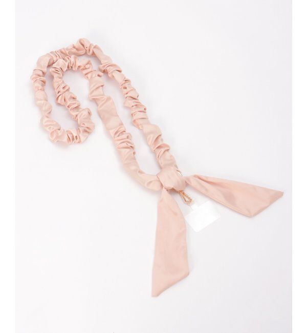 VENCE share style「サテンスカーフ風ストラップ」|ネックレス|