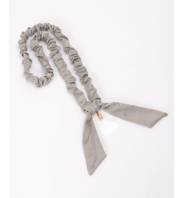 VENCE share style「サテンスカーフ風ストラップ」|ネックレス|