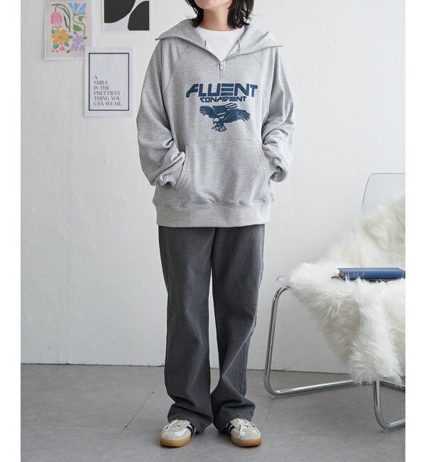 VENCE share style「イーグルハーフジップパーカー」|スウェット・ジャージ|
