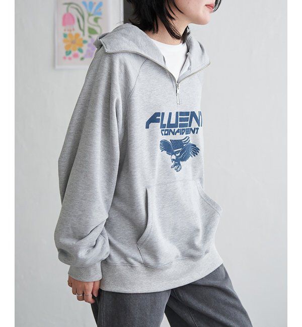 VENCE share style「イーグルハーフジップパーカー」|スウェット・ジャージ|