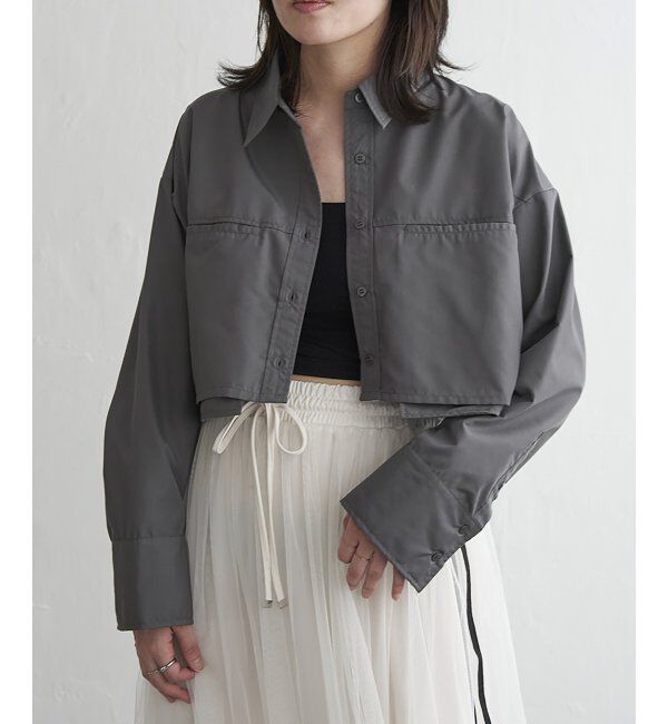 VENCE share style「ブロードショートシャツ」|シャツ・ブラウス|