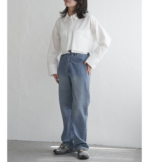 VENCE share style「ブロードショートシャツ」|シャツ・ブラウス|