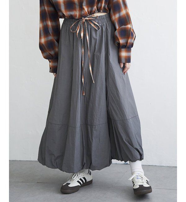 VENCE share style「ナイロンバルーンスカート」|スカート|