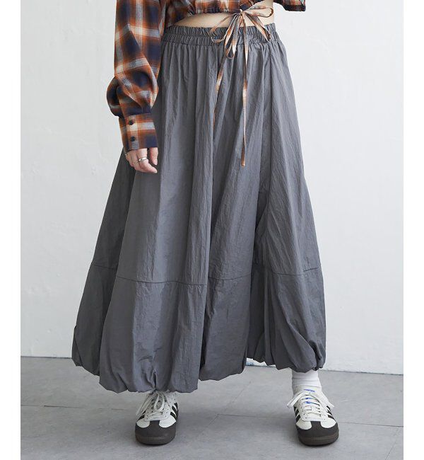 VENCE share style「ナイロンバルーンスカート」|スカート|