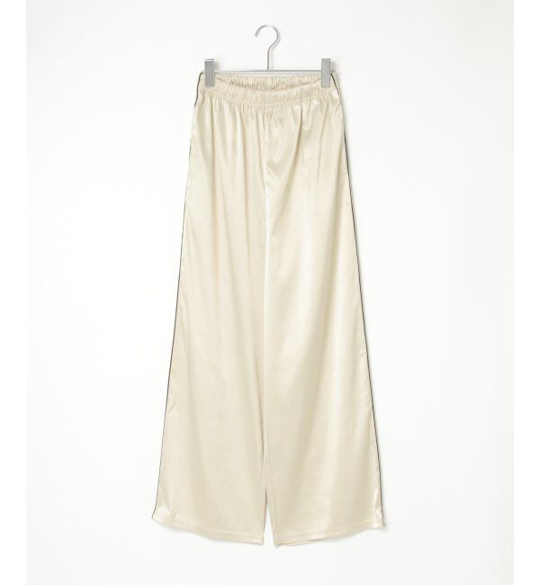VENCE share style「サテンサイドラインパンツ」|デニム|