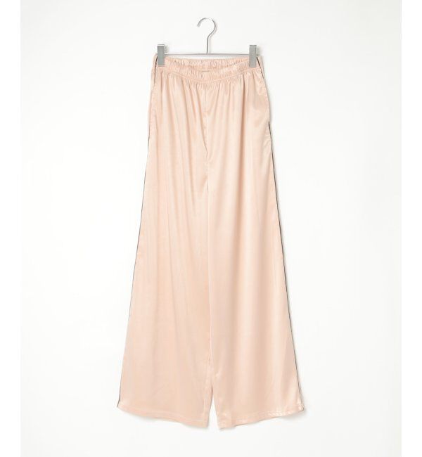 VENCE share style「サテンサイドラインパンツ」|デニム|