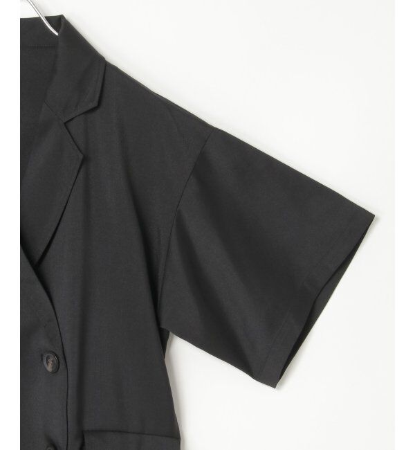 VENCE share style「ヘザーツイルハーフスリーブジャケット」|テーラードジャケット|