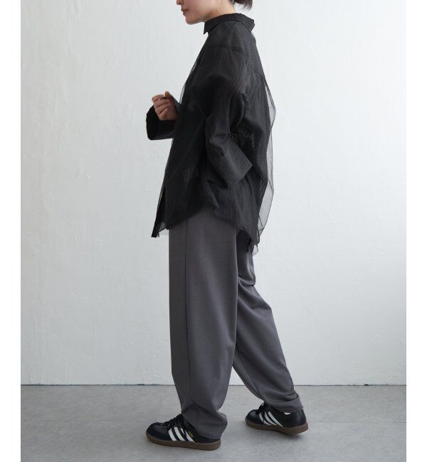 VENCE share style「シアーストライプチュールカブセシャツ」|シャツ・ブラウス|