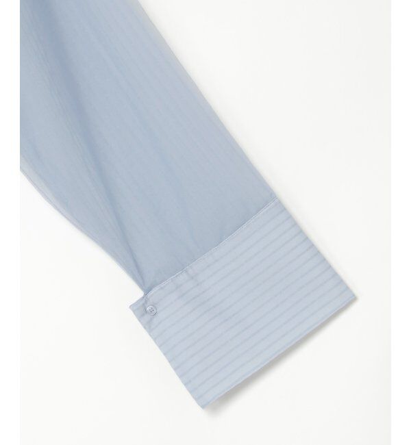 VENCE share style「シアーストライプチュールカブセシャツ」|シャツ・ブラウス|