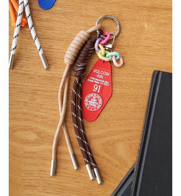 VENCE share style「ラバープレートチャーム」|ネックレス|レッド