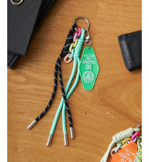 VENCE share style「ラバープレートチャーム」|ネックレス|グリーン