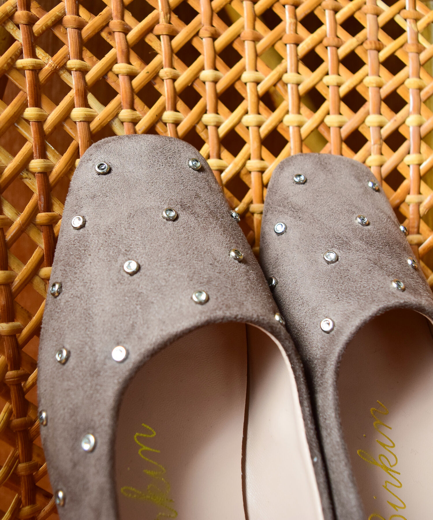 Bridget Birkin「【Bridget Birkin】ドットビジューフラットシューズ」|パンプス|