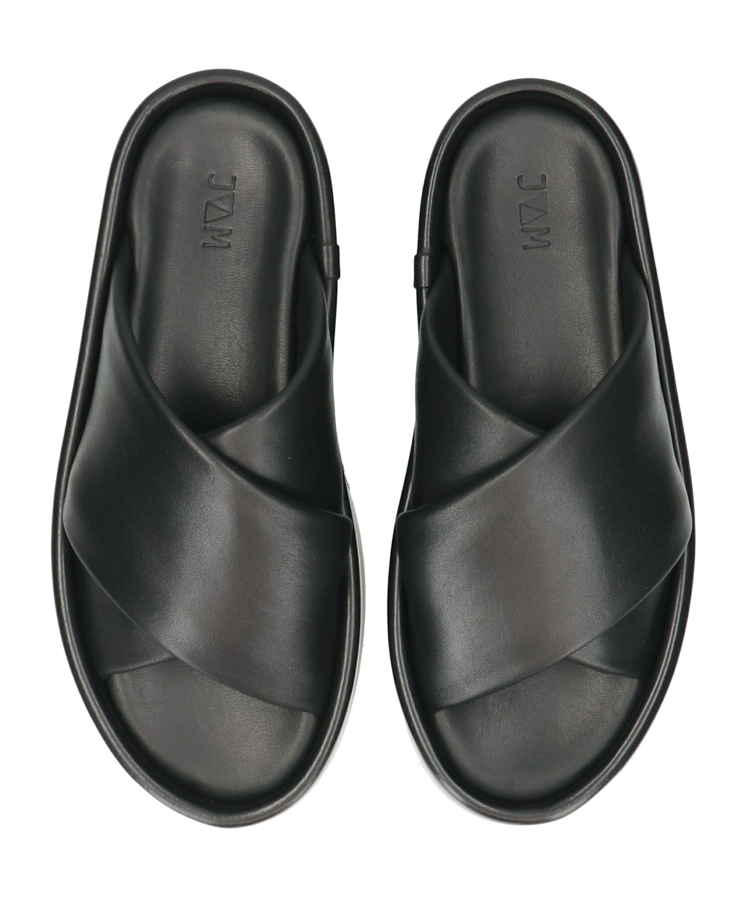 IMPORT SELECT「【JVAM】パフィークロスベルト厚底サンダル(E52125)」|サンダル|