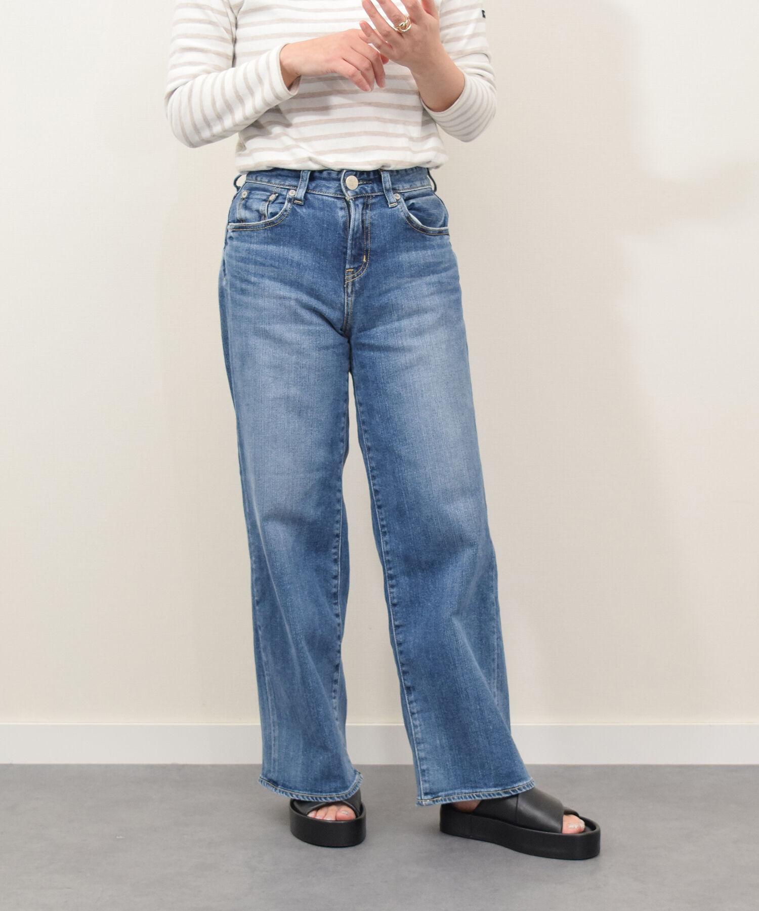 IMPORT SELECT「【JVAM】パフィークロスベルト厚底サンダル(E52125)」|サンダル|