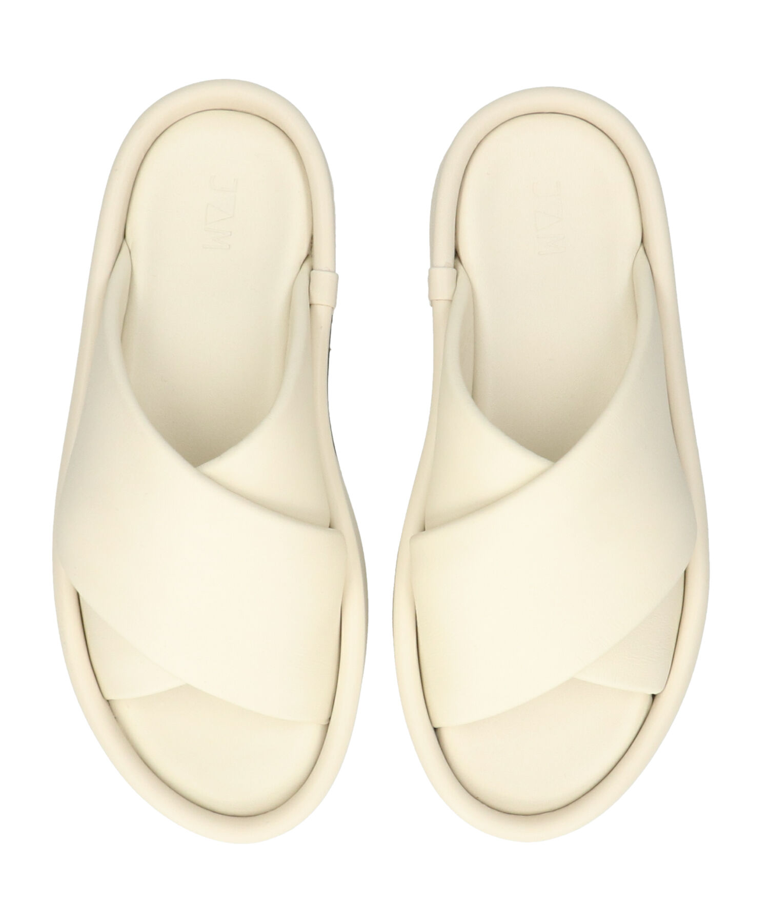 IMPORT SELECT「【JVAM】パフィークロスベルト厚底サンダル(E52125)」|サンダル|