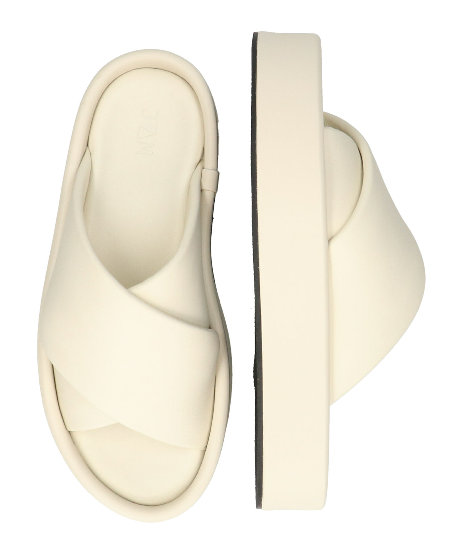 IMPORT SELECT「【JVAM】パフィークロスベルト厚底サンダル(E52125)」|サンダル|