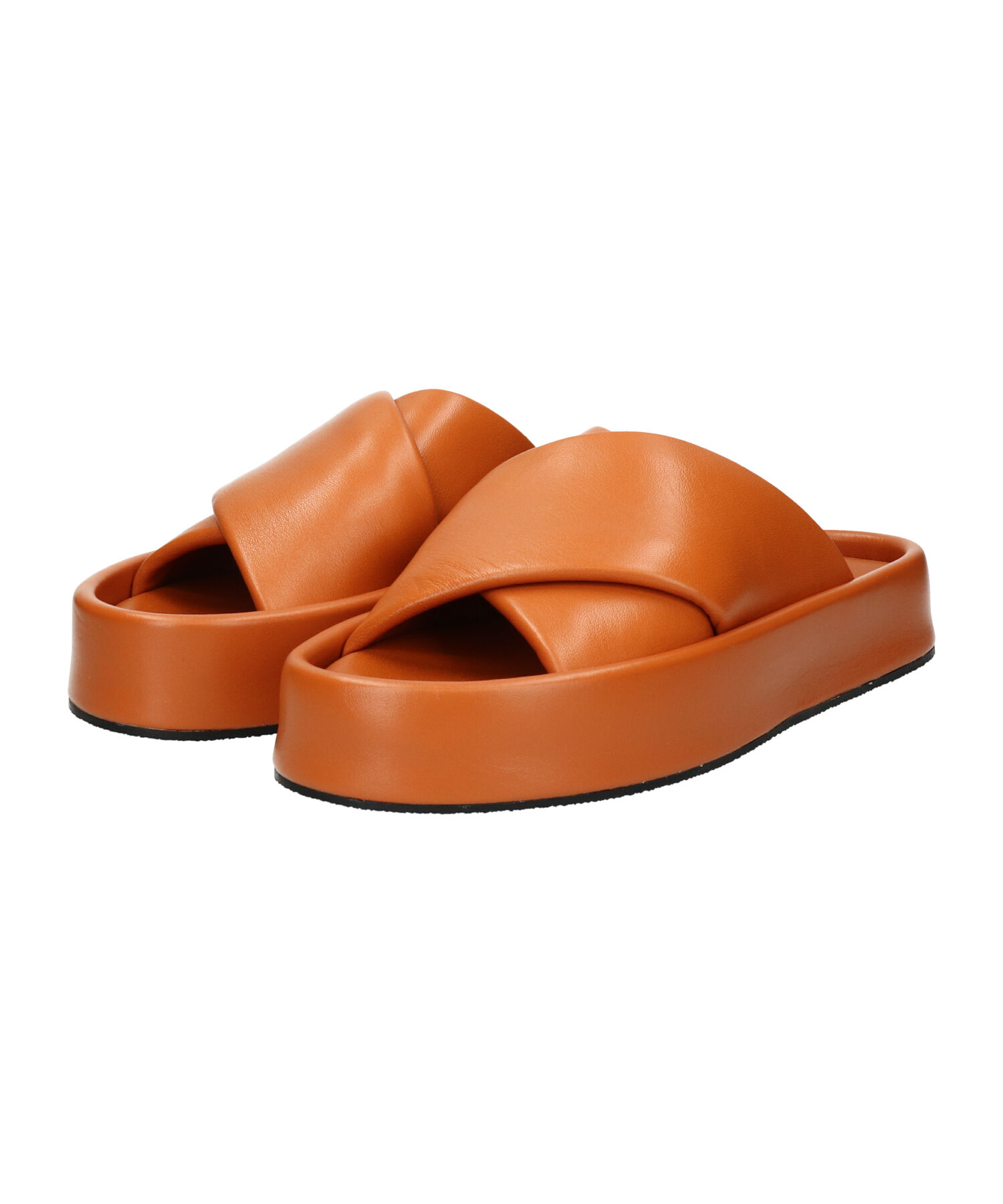 IMPORT SELECT「【JVAM】パフィークロスベルト厚底サンダル(E52125)」|サンダル|