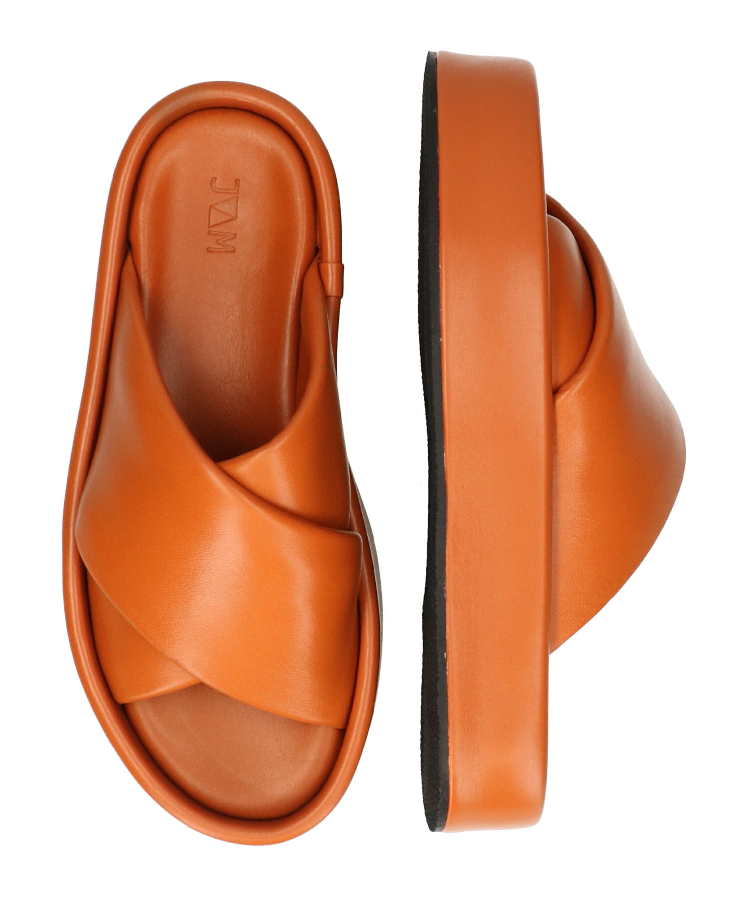 IMPORT SELECT「【JVAM】パフィークロスベルト厚底サンダル(E52125)」|サンダル|