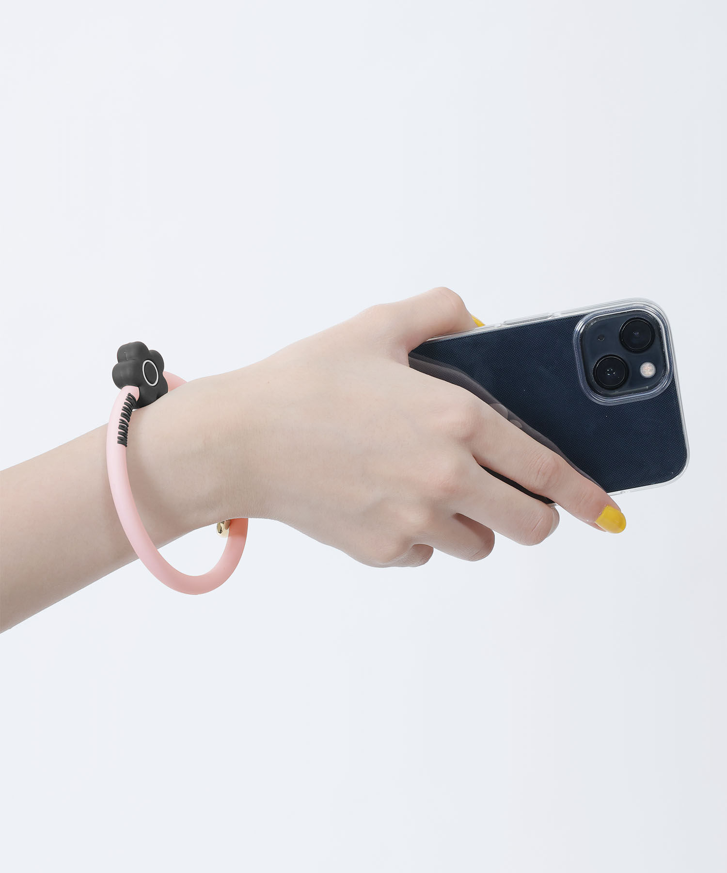 MARY QUANT「デイジーソリッド モバイルブレスリングホルダー」|ストラップ|ライトピンク