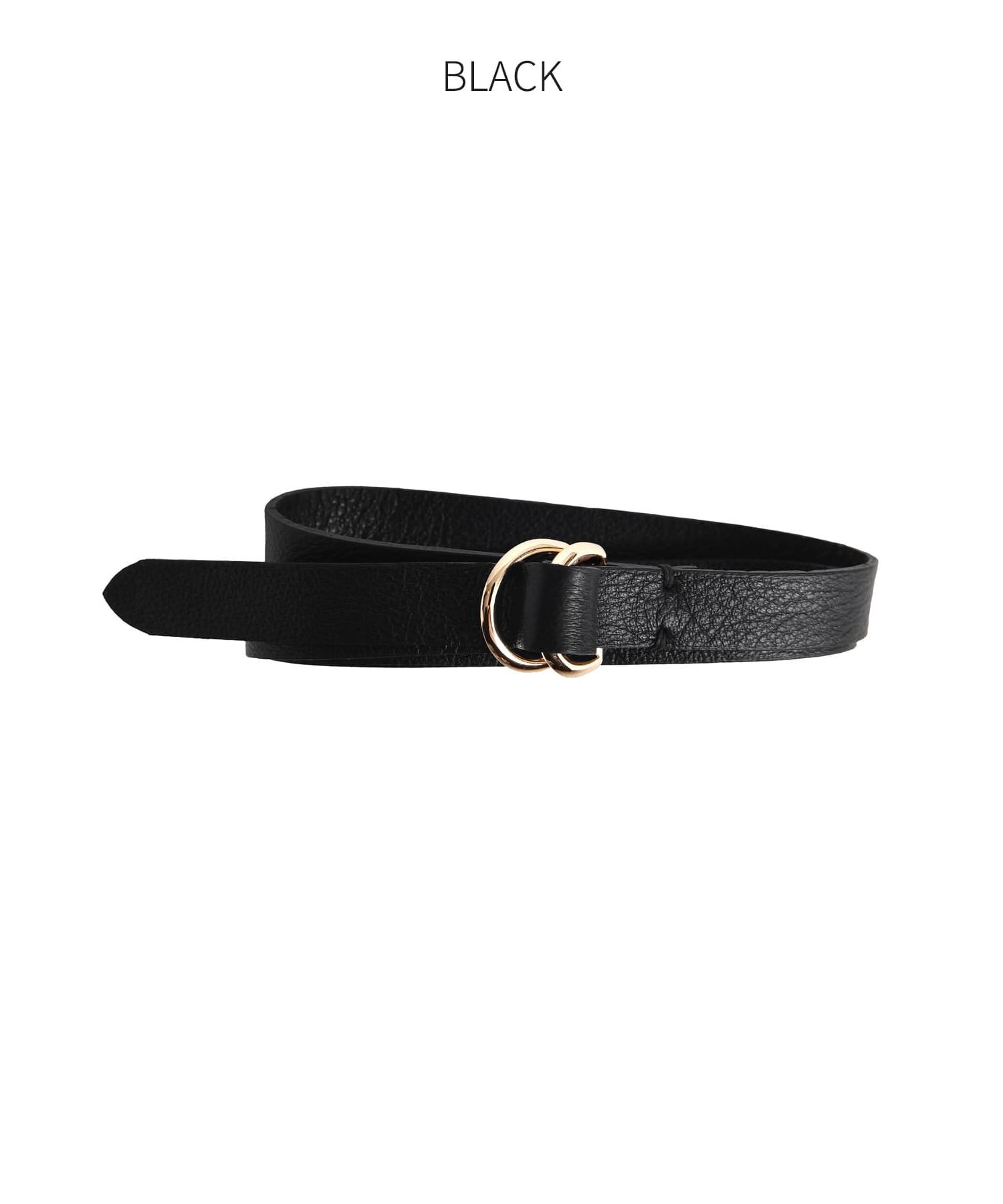 STYLE DELI「結ぶロングレザーベルト20mm／GD金具」|ベルト|