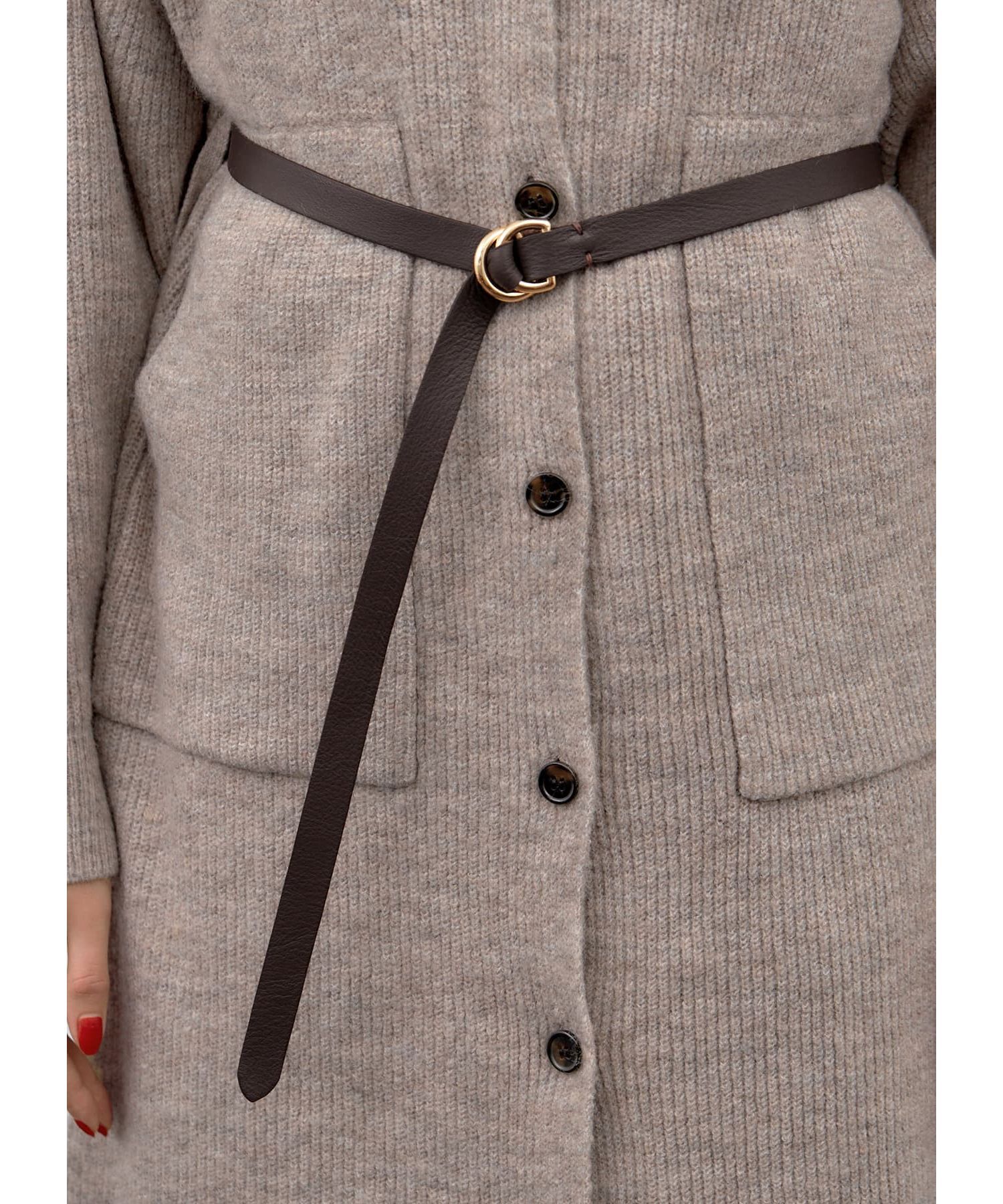 STYLE DELI「結ぶロングレザーベルト20mm／GD金具」|ベルト|