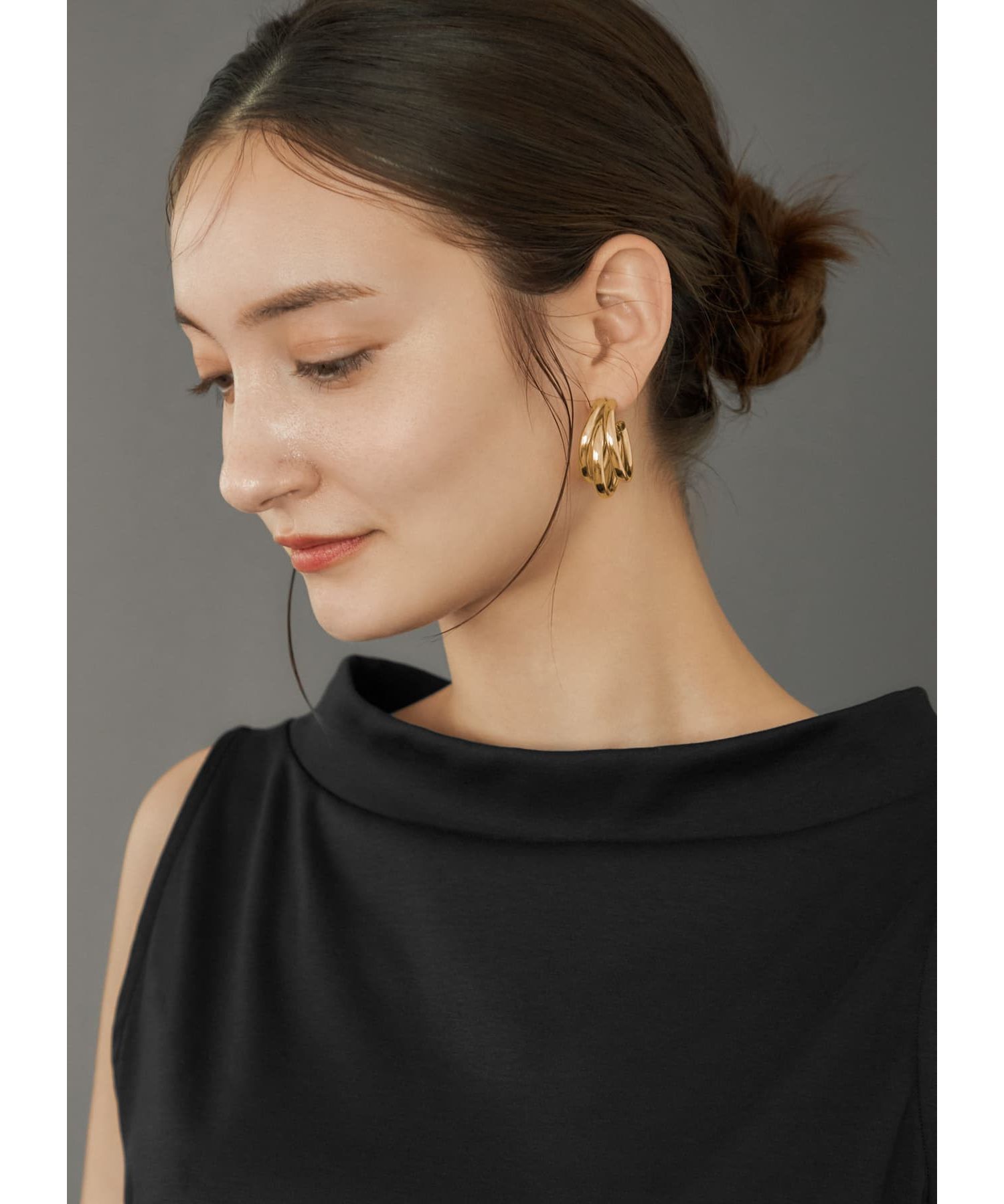 STYLE DELI「トリプルリングフープピアス」|ピアス|