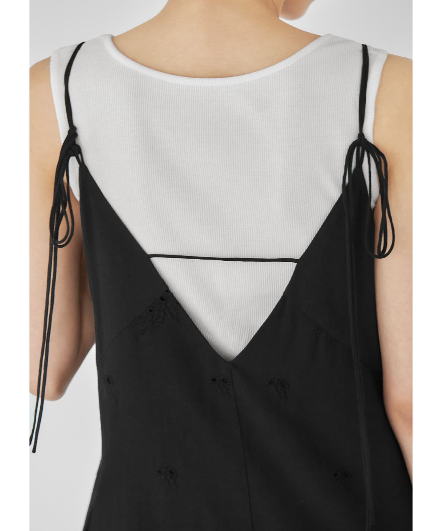 STYLE DELI「コットン刺繍レースキャミワンピース」|ワンピース|