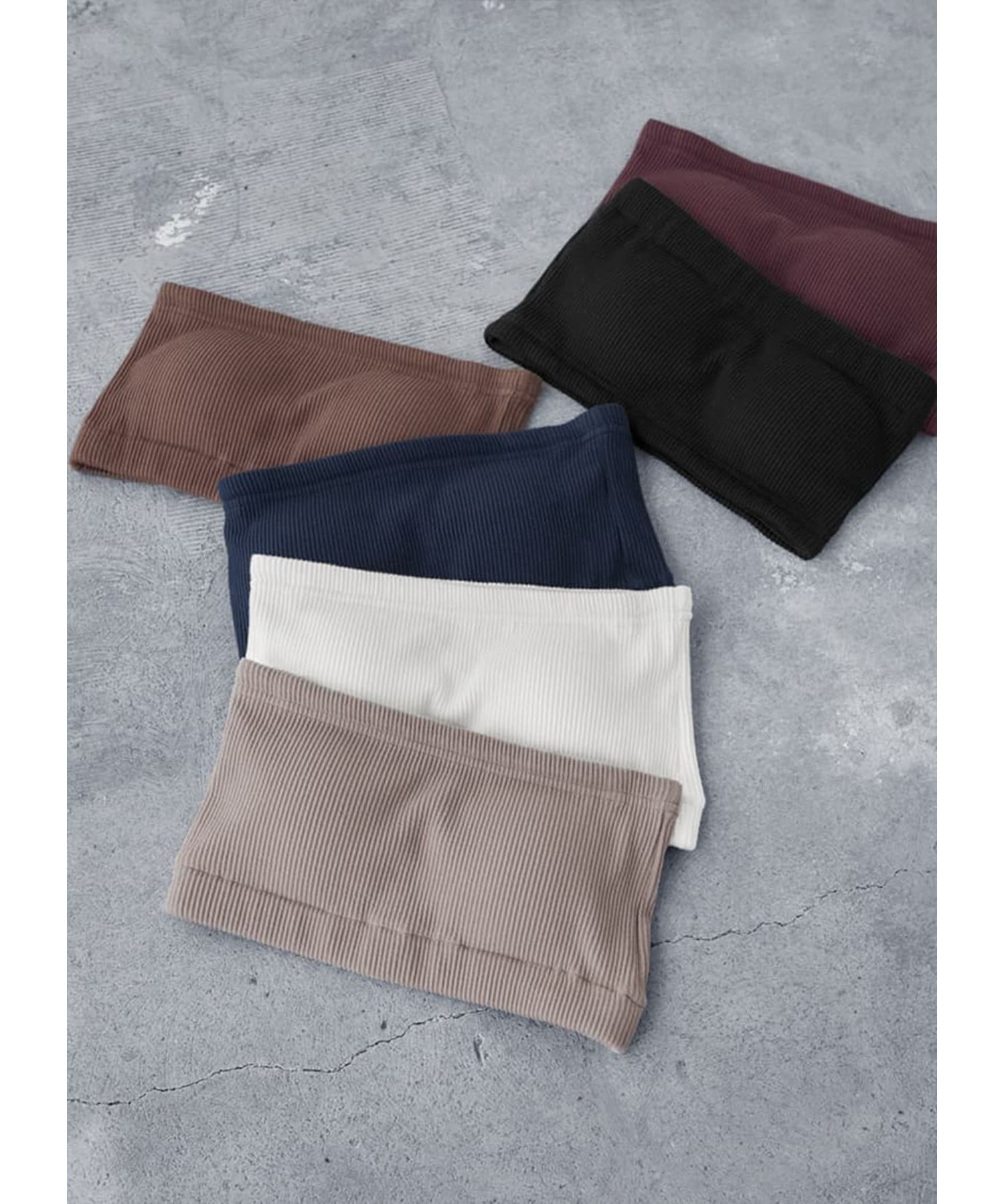 STYLE DELI「ホールドリブチューブトップ」|インナー|