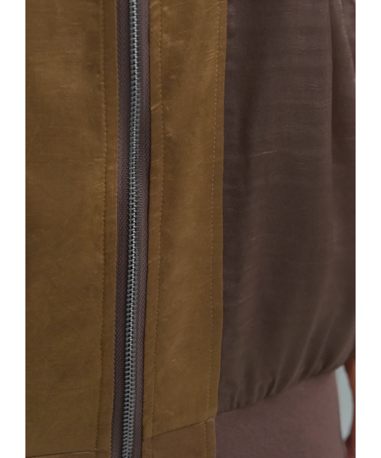 STYLE DELI「シボ感サテン微配色ブルゾン」|ブルゾン・スタジャン|