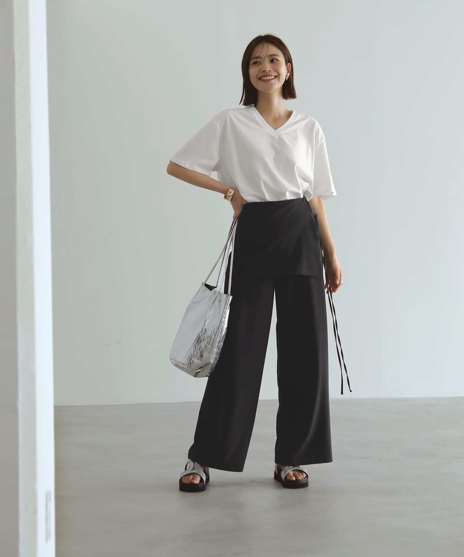 STYLE DELI「ボーイズフォルムのVネックTシャツ」|Tシャツ・カットソー|