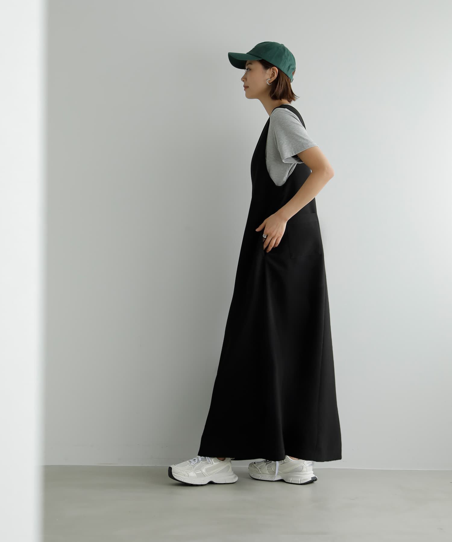 STYLE DELI「とろみ落ち感デコルテあきラウンドネックTシャツ」|Tシャツ・カットソー|