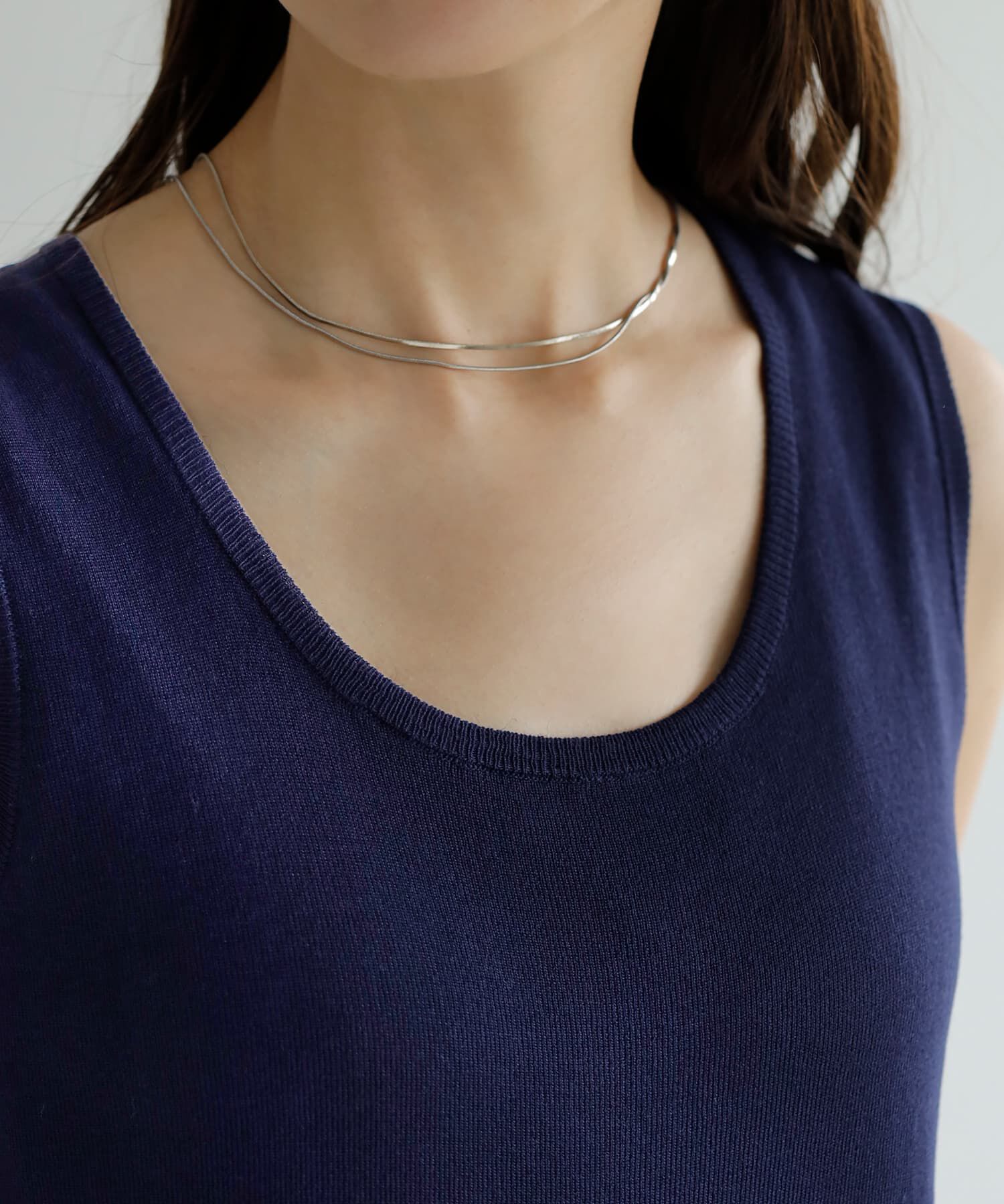 STYLE DELI「ソウバリ編みタンクワンピースC」|ワンピース|