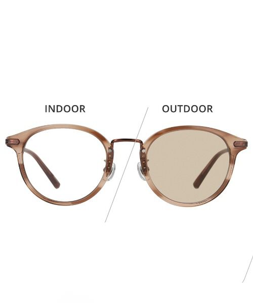  「ボストン型 調光サングラス｜紫外線対策｜レンズの色が変わるサングラス｜Zoff | UNITED ARROWS Wellness」|サングラス|