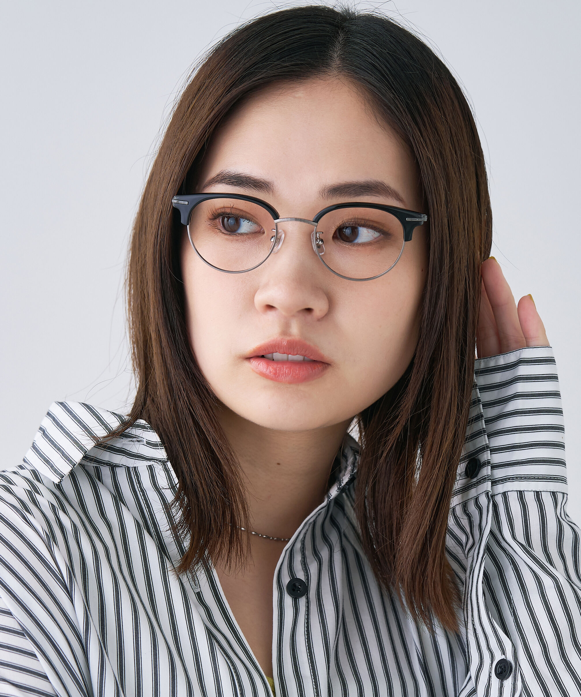  「ボストン型 メガネ｜Zoff｜UNITED ARROWS  ユナイテッドアローズ レンズ交換券付き」|メガネ|ブラック