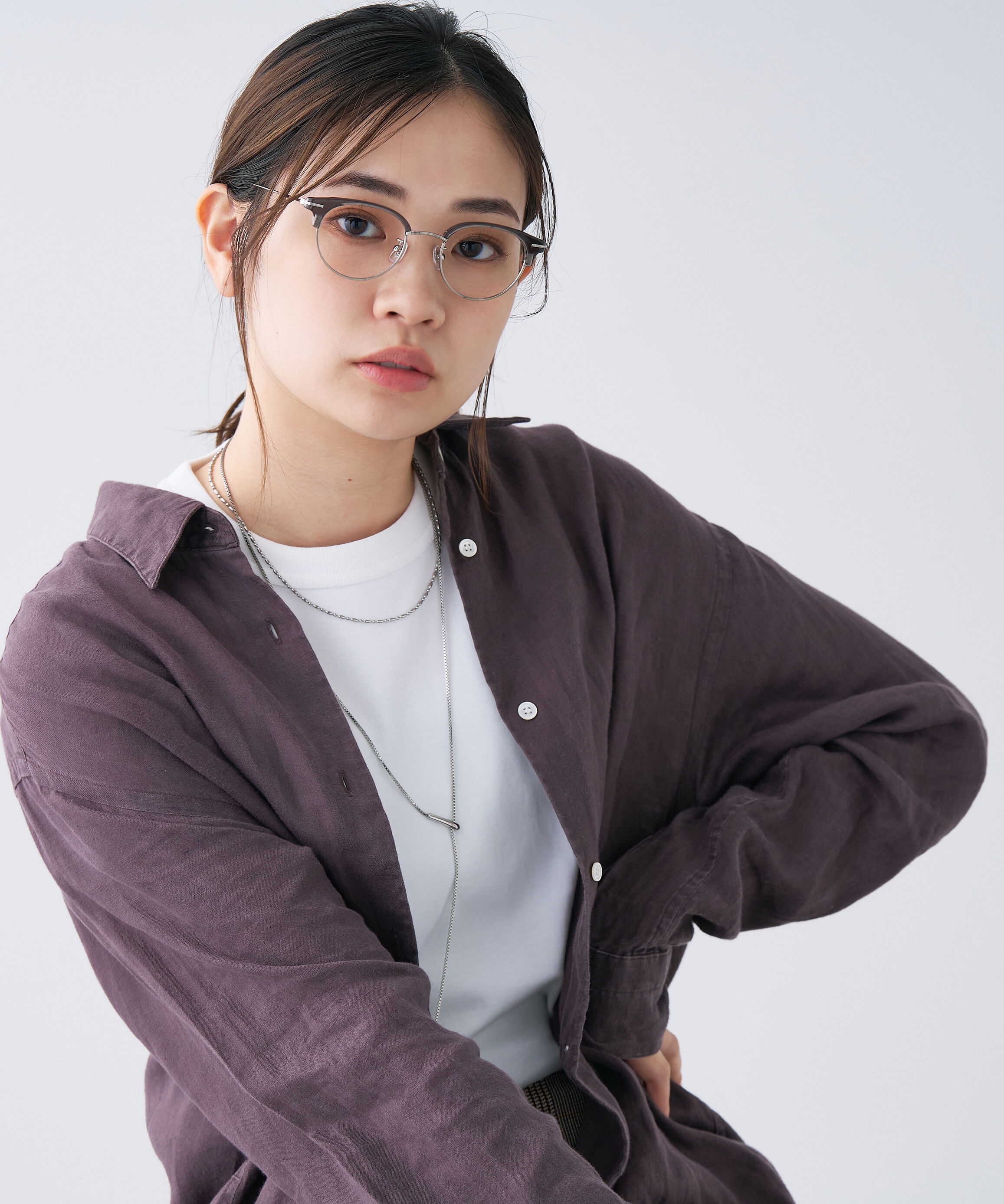  「ボストン型 メガネ｜Zoff｜UNITED ARROWS  ユナイテッドアローズ レンズ交換券付き」|メガネ|