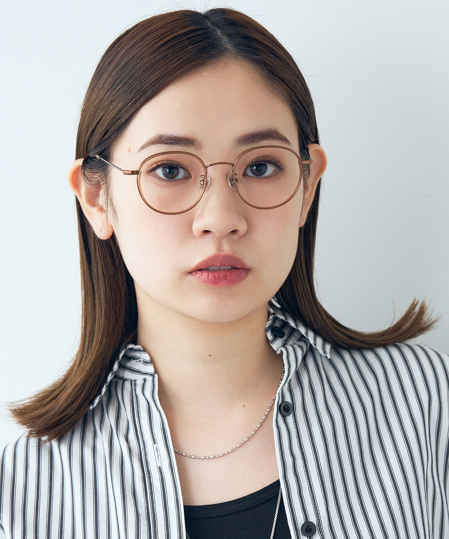  「ボストン型 メガネ｜深い色味が特徴のボストンフレーム/ClassicMetal レンズ交換券付き」|メガネ|