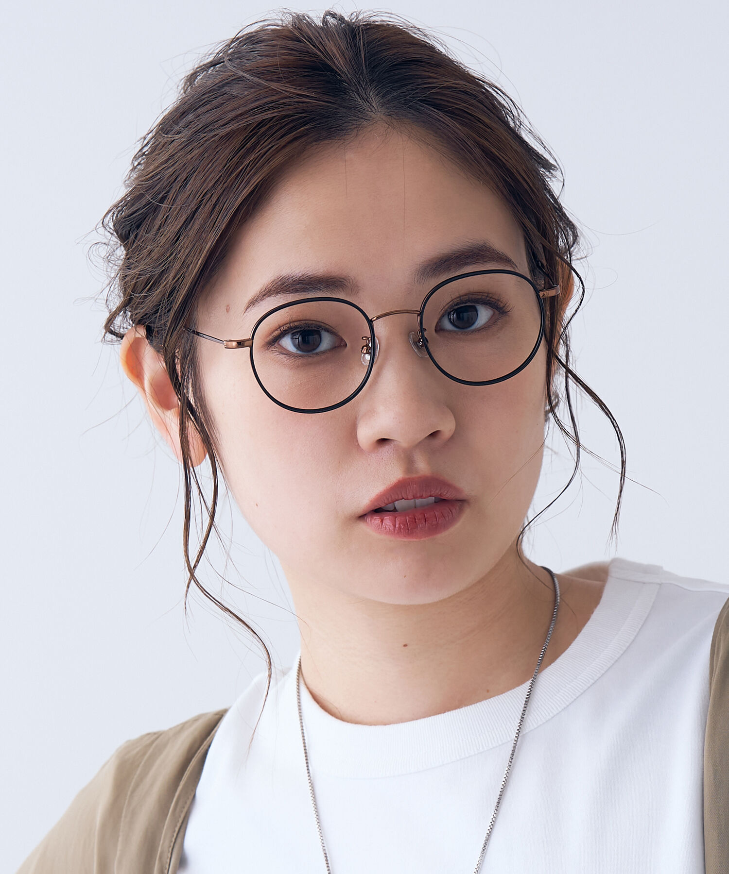  「ボストン型 メガネ｜深い色味が特徴のボストンフレーム/ClassicMetal レンズ交換券付き」|メガネ|