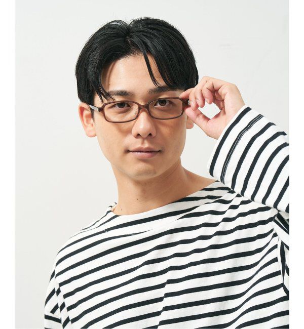  「スクエア型 メガネ｜ユニセックス 上質感のあるフレーム  レンズ交換券付」|メガネ|