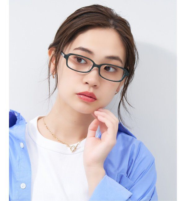  「スクエア型 メガネ｜ユニセックス 上質感のあるフレーム  レンズ交換券付」|メガネ|