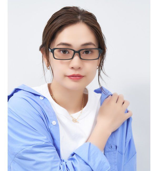  「スクエア型 メガネ｜ユニセックス 上質感のあるフレーム  レンズ交換券付」|メガネ|