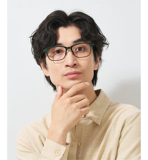  「Zoff|UNITED ARROWS|ウェリントン型 メガネ｜ユナイテッドアローズ  ビジネス 軽量 レンズ交換券付」|メガネ|