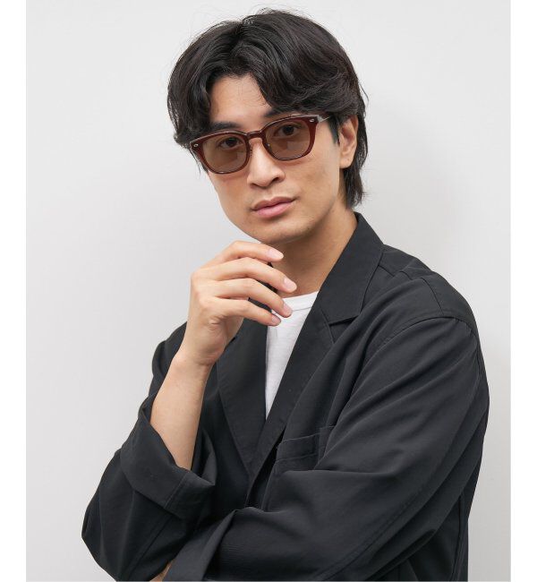  「【WEB限定】Zoff｜emiri ウェリントン型 サングラス UVカット 紫外線対策 辺見えみり」|サングラス|