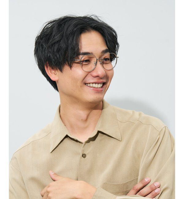  「ウエリントン型メガネ｜読書 レディース 女性用 大人可愛い 大理石｜Zoff｜CHIC レンズ交換券付」|メガネ|