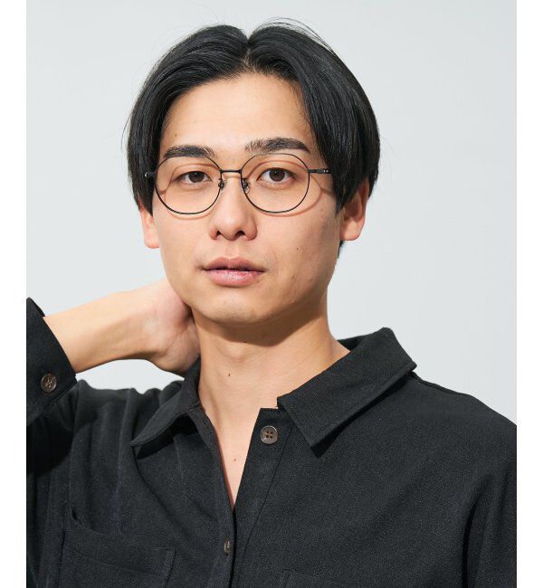  「ウエリントン型メガネ｜読書 レディース 女性用 大人可愛い 大理石｜Zoff｜CHIC レンズ交換券付」|メガネ|