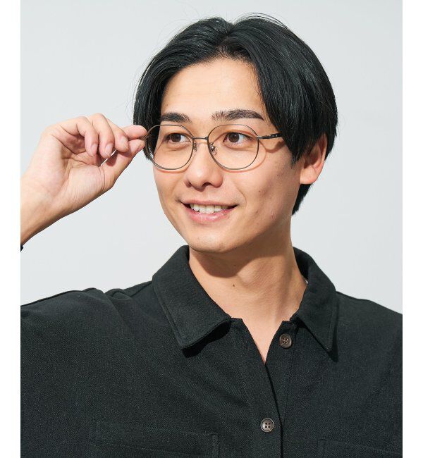  「ウエリントン型メガネ｜読書 レディース 女性用 大人可愛い 大理石｜Zoff｜CHIC レンズ交換券付」|メガネ|