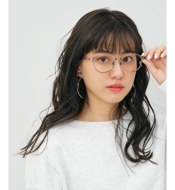  「[ミニーマウス モデル] 型 メガネ ディズニー 軽量 可愛い Disney Collection レンズ交換券付」|メガネ|ピンク