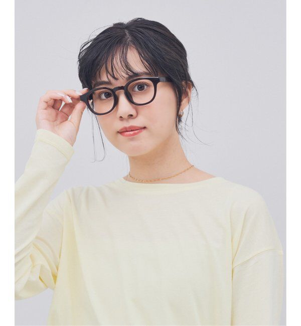  「ウェリントン型 メガネ｜軽量素材｜ボスリントン｜伊達メガネ|ユニセックス 小顔効果  レンズ交換券付」|メガネ|